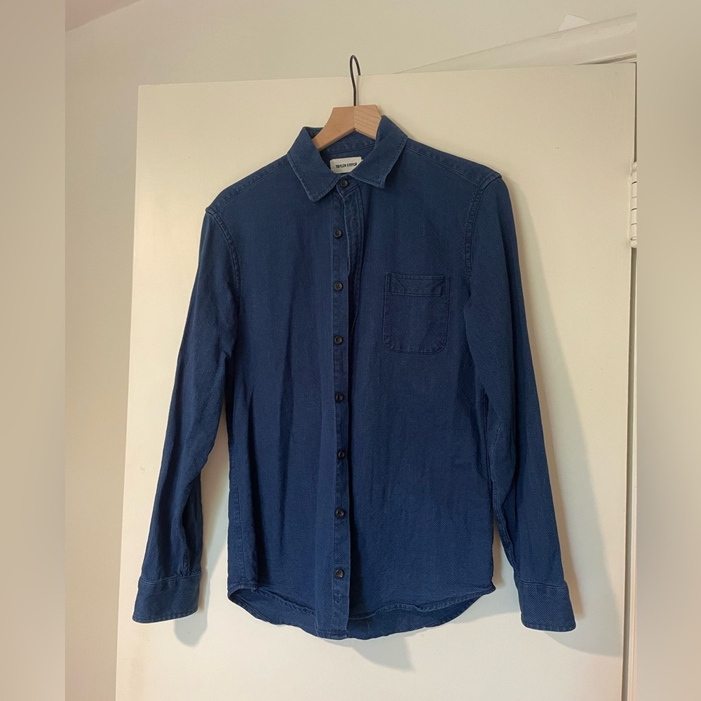 Taylor Stitch Blue Casual Button Down Shirt